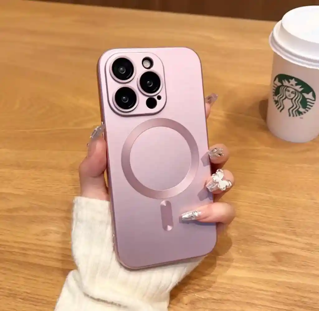 Case O Funda Magsafe Iphone 14 Pro (rosado Metalizado)