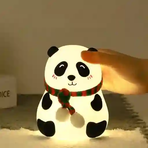 Lámpara Silicona Oso Panda