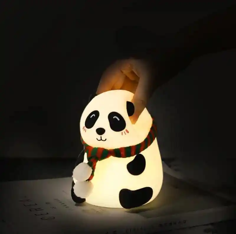 Lámpara Silicona Oso Panda