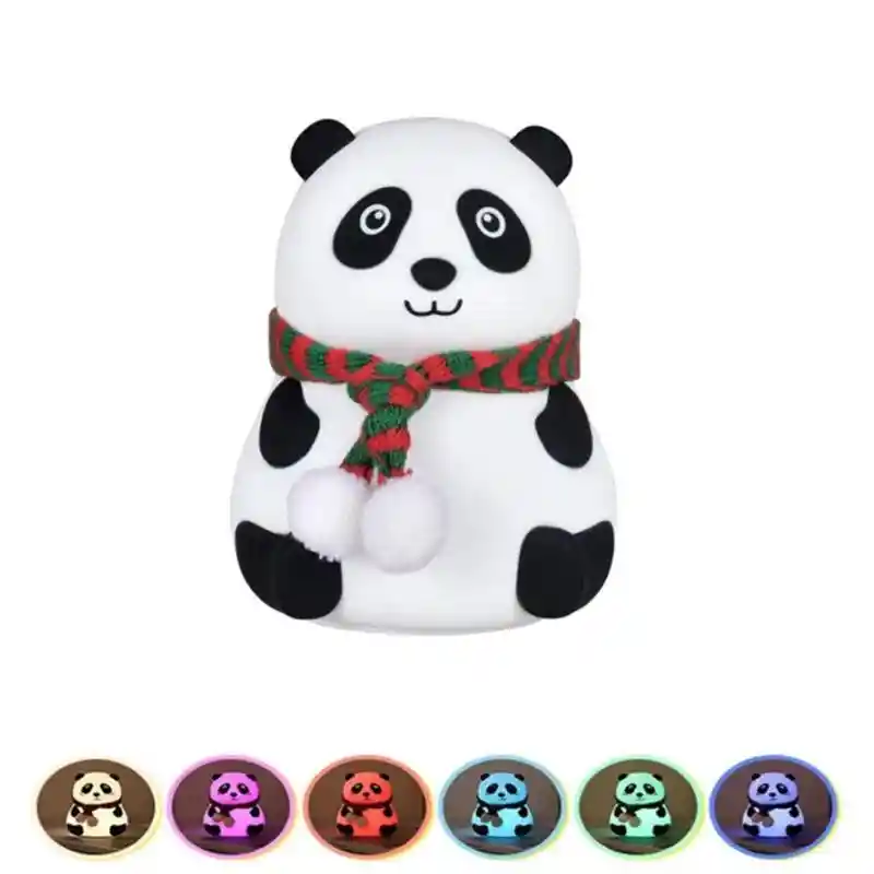 Lámpara Silicona Oso Panda