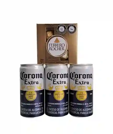 Combo Cerveza Corona + Ferrero Rocher Día Del Padre