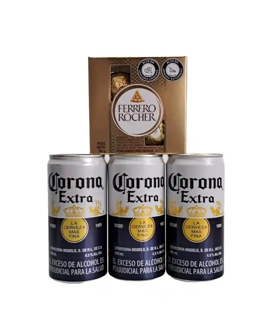Combo Cerveza Corona + Ferrero Rocher Día Del Padre