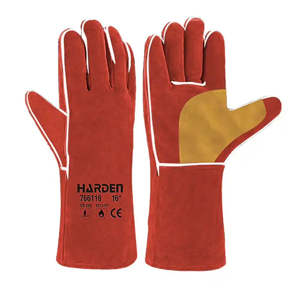 Guantes De Carnaza De 16"