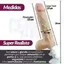 Vibrador Consolador Dildo Realista 19cm Temperatura Y Carga