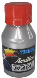 Acrilico Tucan Ultrametalico Plata X 60 Ml