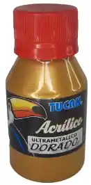 Acrilico Tucan Ultrametalico Dorado X 60 Ml