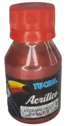 Acrilico Tucan Ultrametalico Granate X 60 Ml