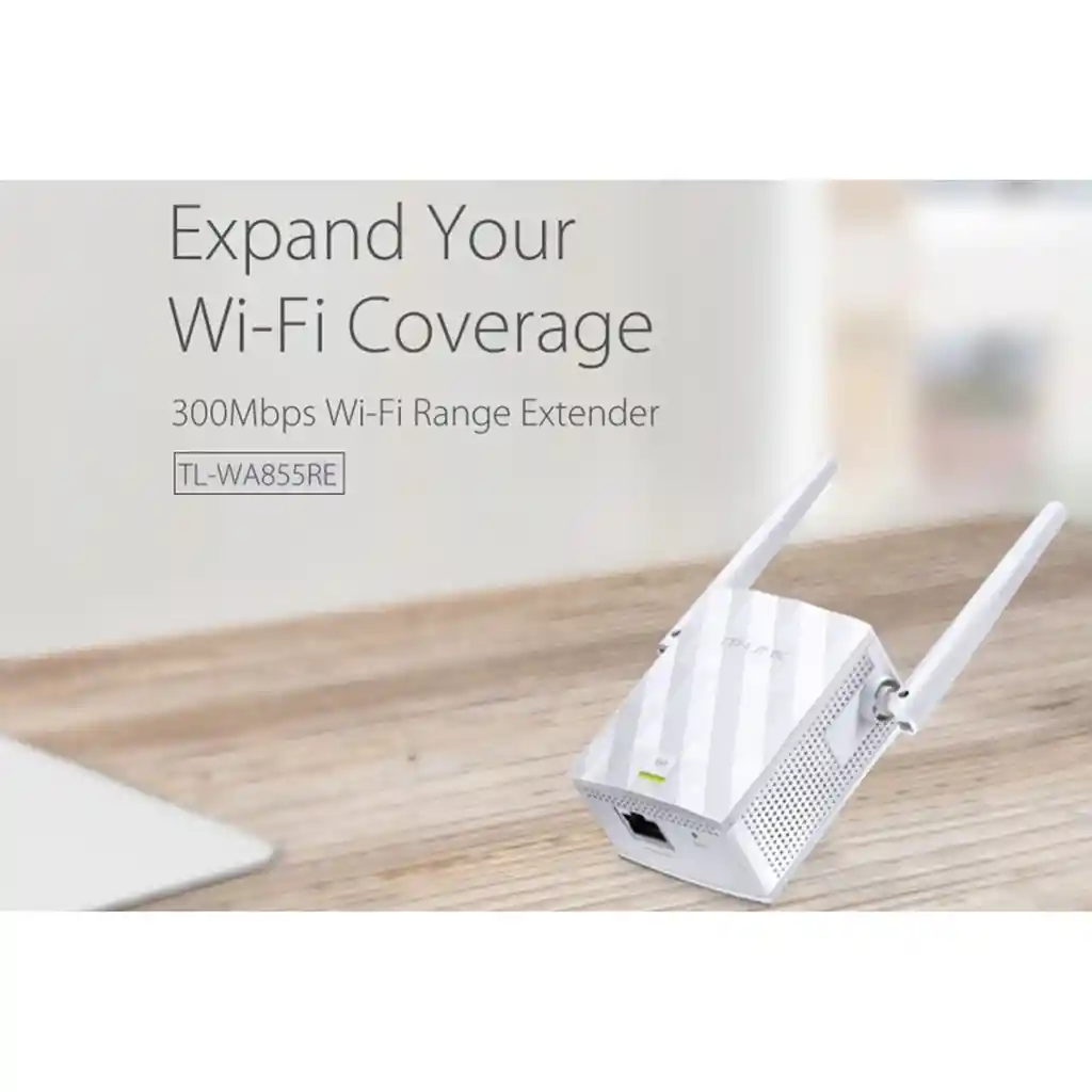 Extensor De Rango Inalámbrico N 300mbps, Tp-link Tl-wa855re