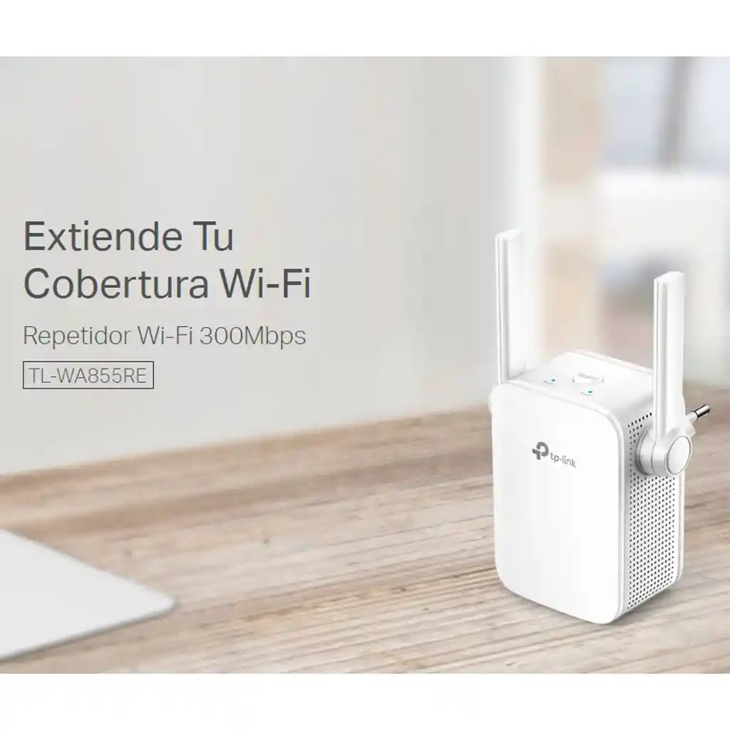 Extensor De Rango Inalámbrico N 300mbps, Tp-link Tl-wa855re