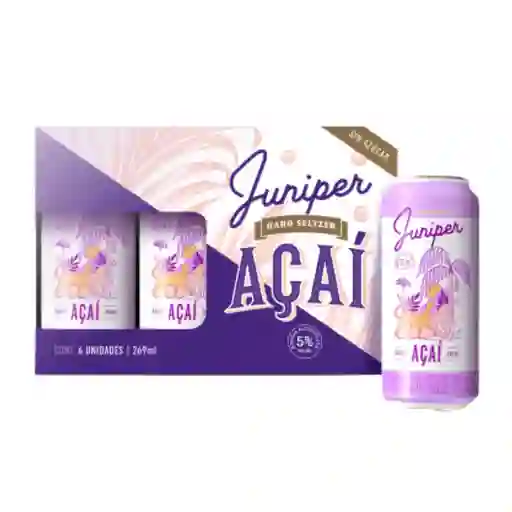 Juniper Hard Seltzer Acai Six Pack