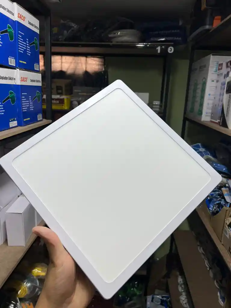 Panel Led Sobreponer Cuadrado Luz Blanca 24w Certificada