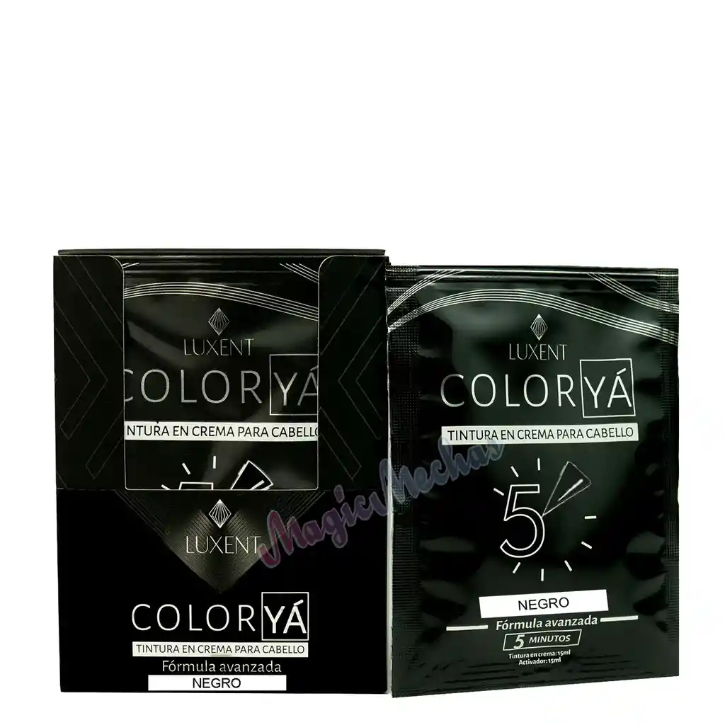 Luxent Color Ya Tintura En Crema Negro 15ml