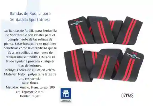 Vendas Protector Rodillas Rodillera Entrenamiento Gym