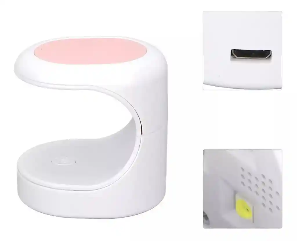 Mini Lámpara De Uñas Una Uña Led Uv 16w Secador De Gel Esmalte