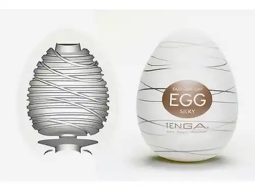 Huevo Masturbador Portatil Tenga Egg Silky