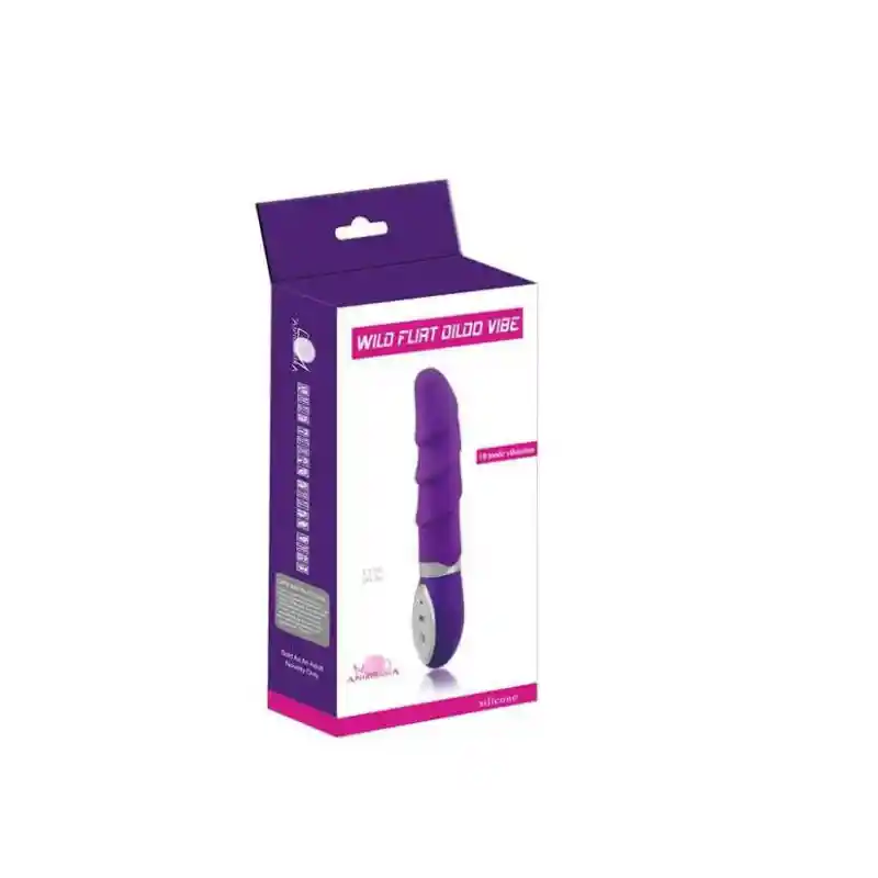 Vibrador Vaginal Con Texturas Selene Morado
