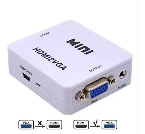 Caja Conversora Hdmi A Vga