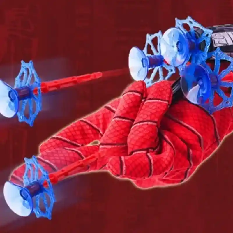 Guante Spiderman Lanza Dardos + Muñeco Niños Disfraz Oferta