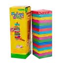 Jenga Yenga Torre Madera 48pc Colores Juguete Mesa Mediano