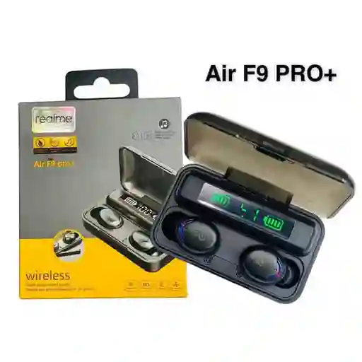 Audífonos Inalámbricos Air F9 Pro+ Con Powerbank Realme