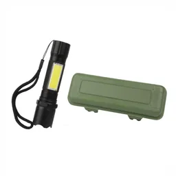 Linterna Led De Bolsillo 2000 Lm 4 Funciones Recargable 250m