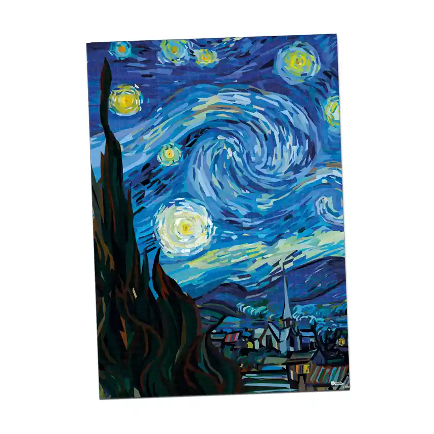 Rompecabezas De 1000 Piezas La Noche Estrellada De Vincent Van Gogh Colección Obras De Arte