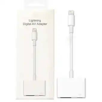 Adaptador Digital Av A Hdmi-compatible Para Iphone Para El Cable Adaptador De Ipad