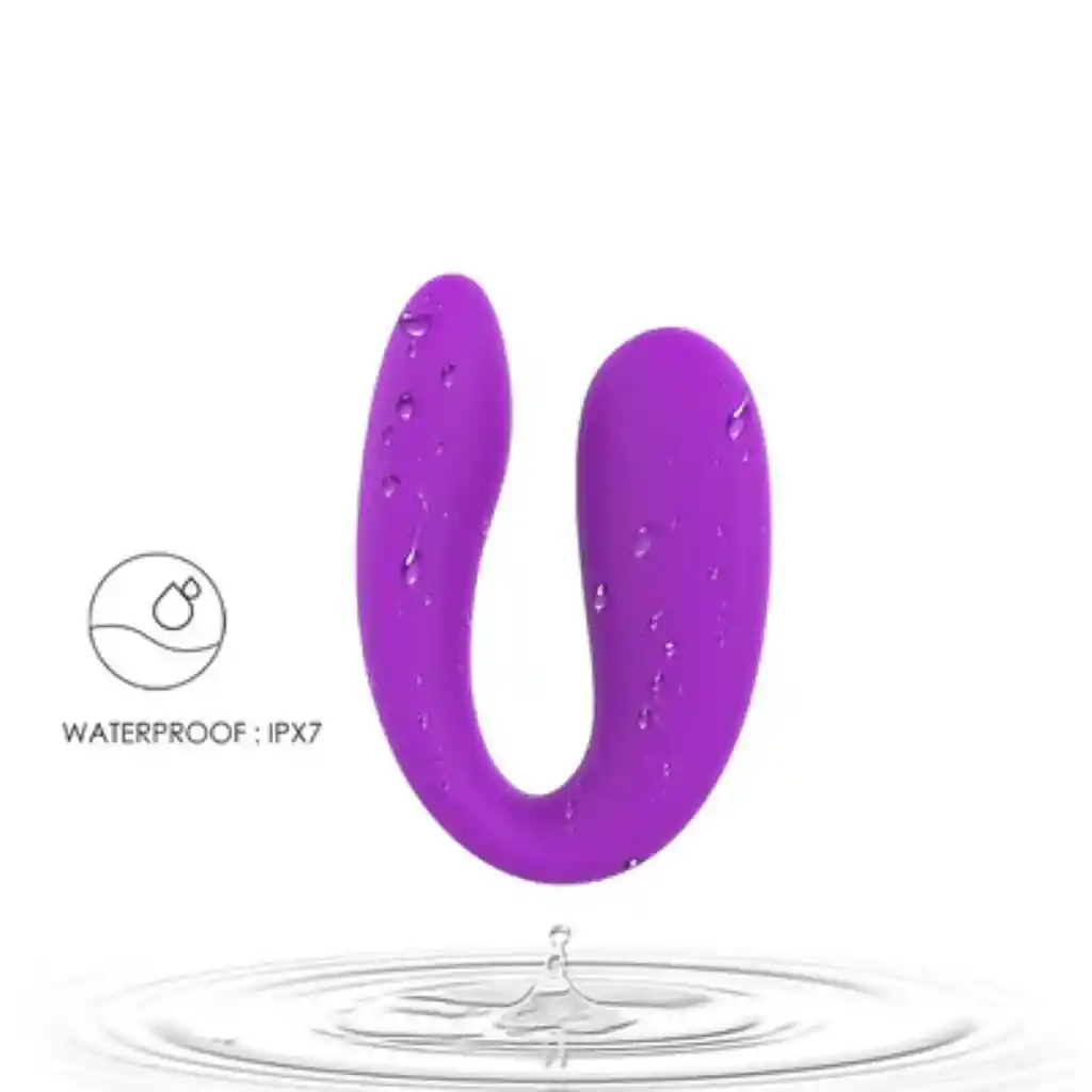 Vibrador Doble Estimulación Vebe Purple