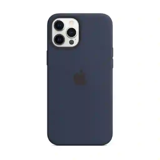 Estuche Silicone Case Iphone 12 Pro Max Azul