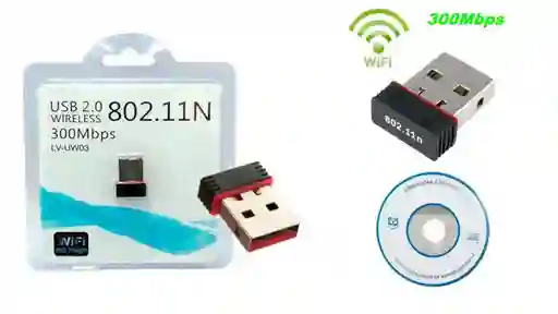 Antena Wifi Usb 300mbps Para Pc Y Lapto