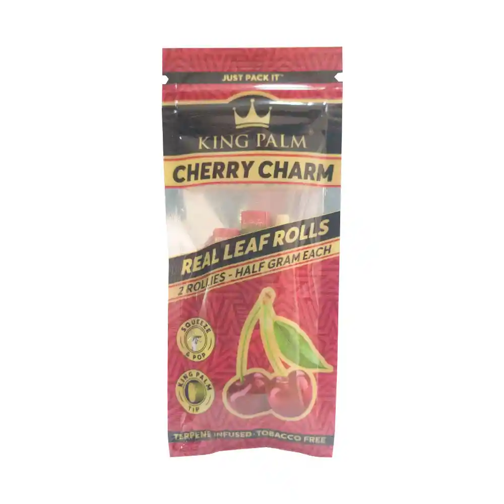 King Palm Cherry Charm Rollies Size - Papel / Cuero 2und