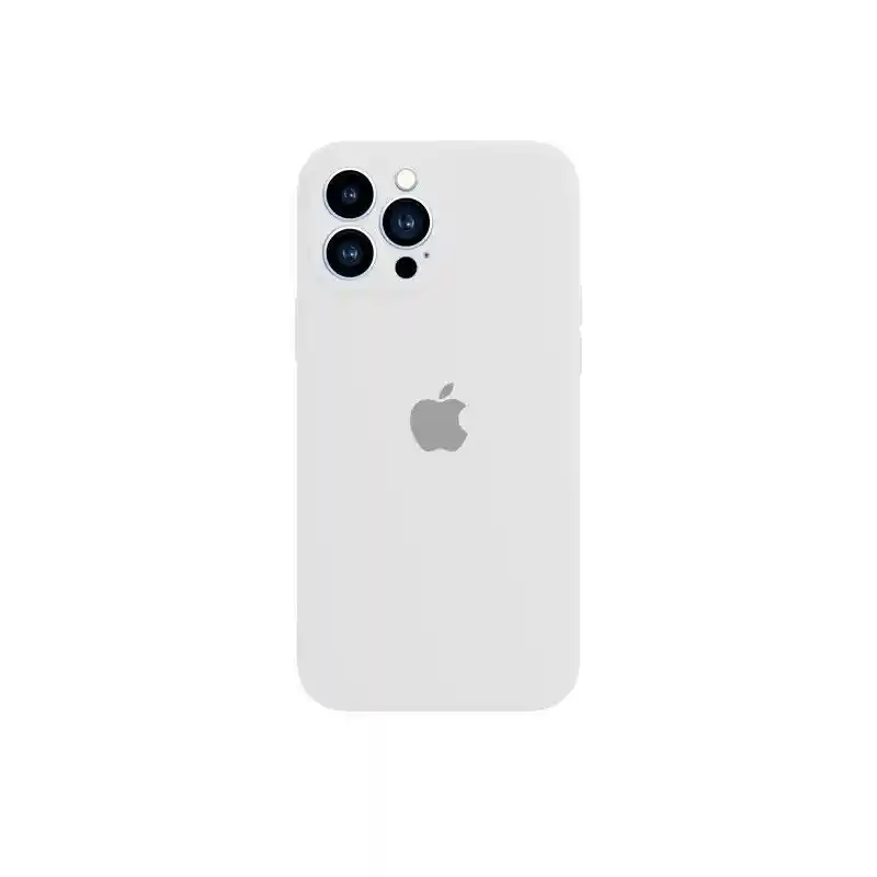 Estuche Silicone Case Iphone 13 Pro Max Blanco