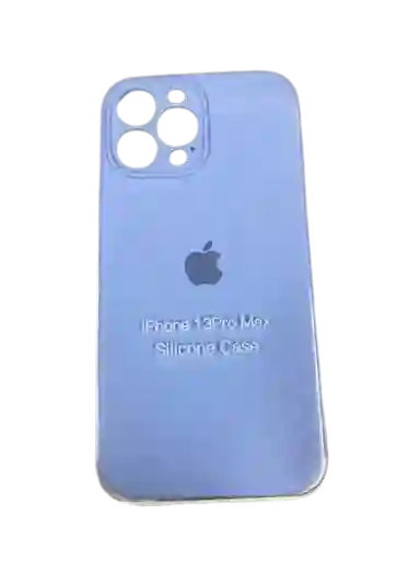 Estuche Silicone Case Iphone 13 Pro Max Azul