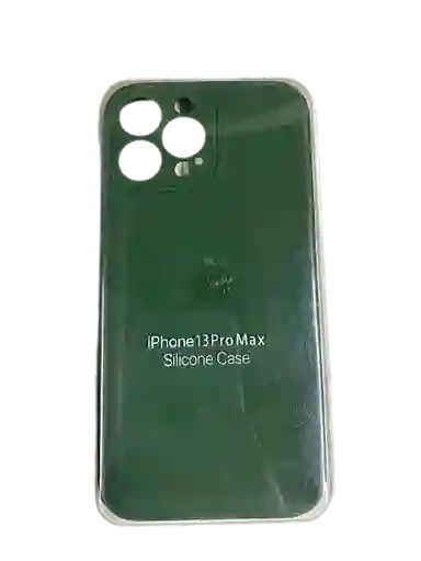 Estuche Silicone Case Iphone 13 Pro Max Verde