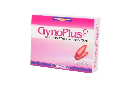 Gynoplus | Clotrimazol + Metronidazol | 100/500 Mg | Ovulo | Vaginal | Sobre X 5 |