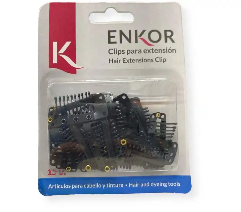 Clips Para Extension Enkor X 15 Unds