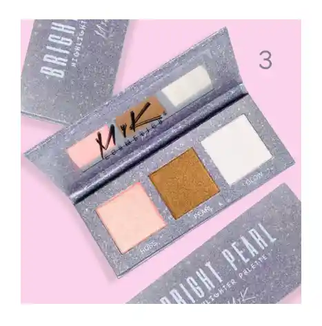 Paleta Kit Iluminadores Bright Pearl Myk X3 Original