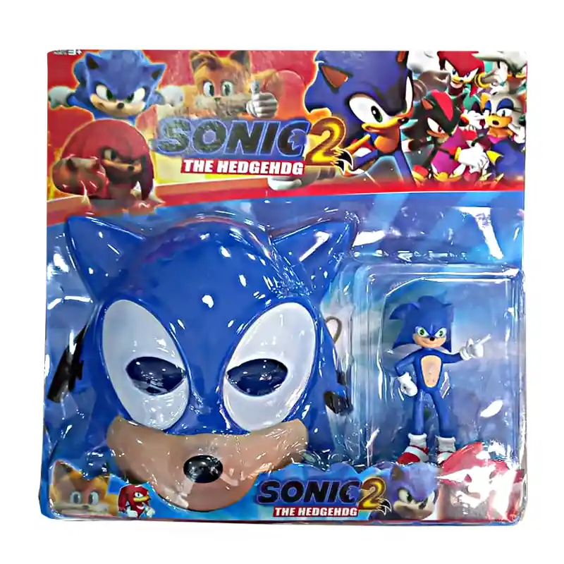 Máscara Sonic La Película Más Una Figura Sonic Boom Juguete