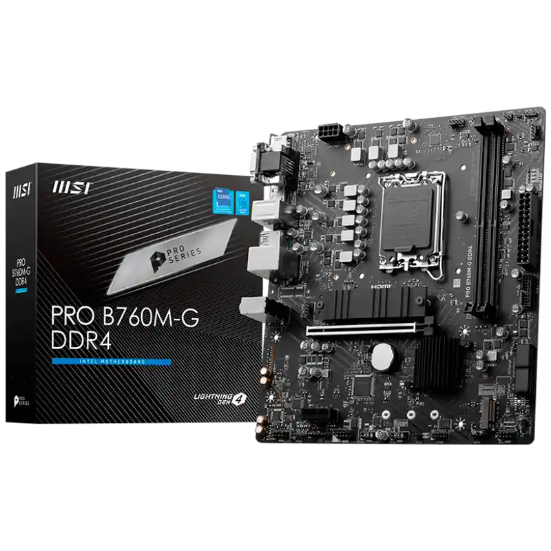 Board Msi Pro B760m-g Ddr4 (socket 1700)