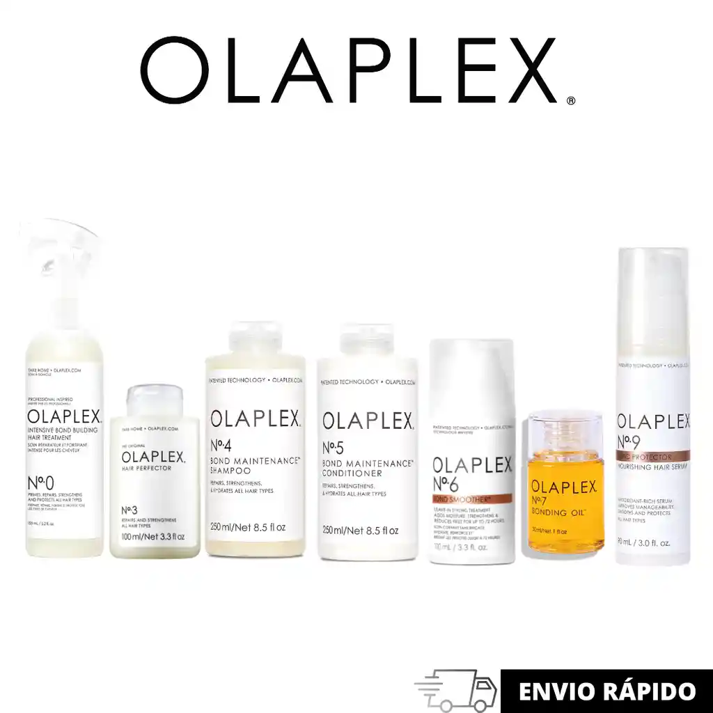 Kit Olaplex Completo 0,3,4,5,6,7 Y 9