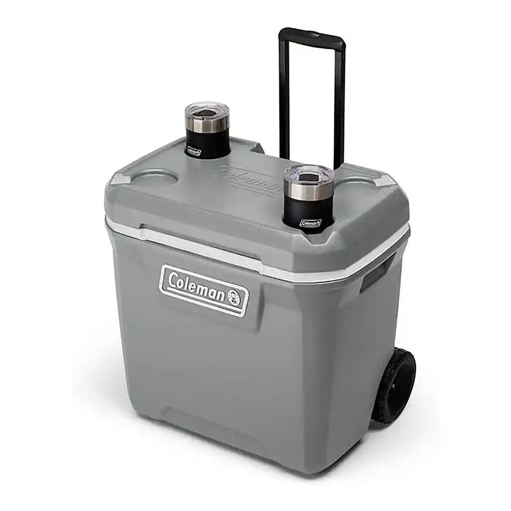 Nevera Portátil Térmica Cava Camping Coleman 61.5l Ruedas Gris
