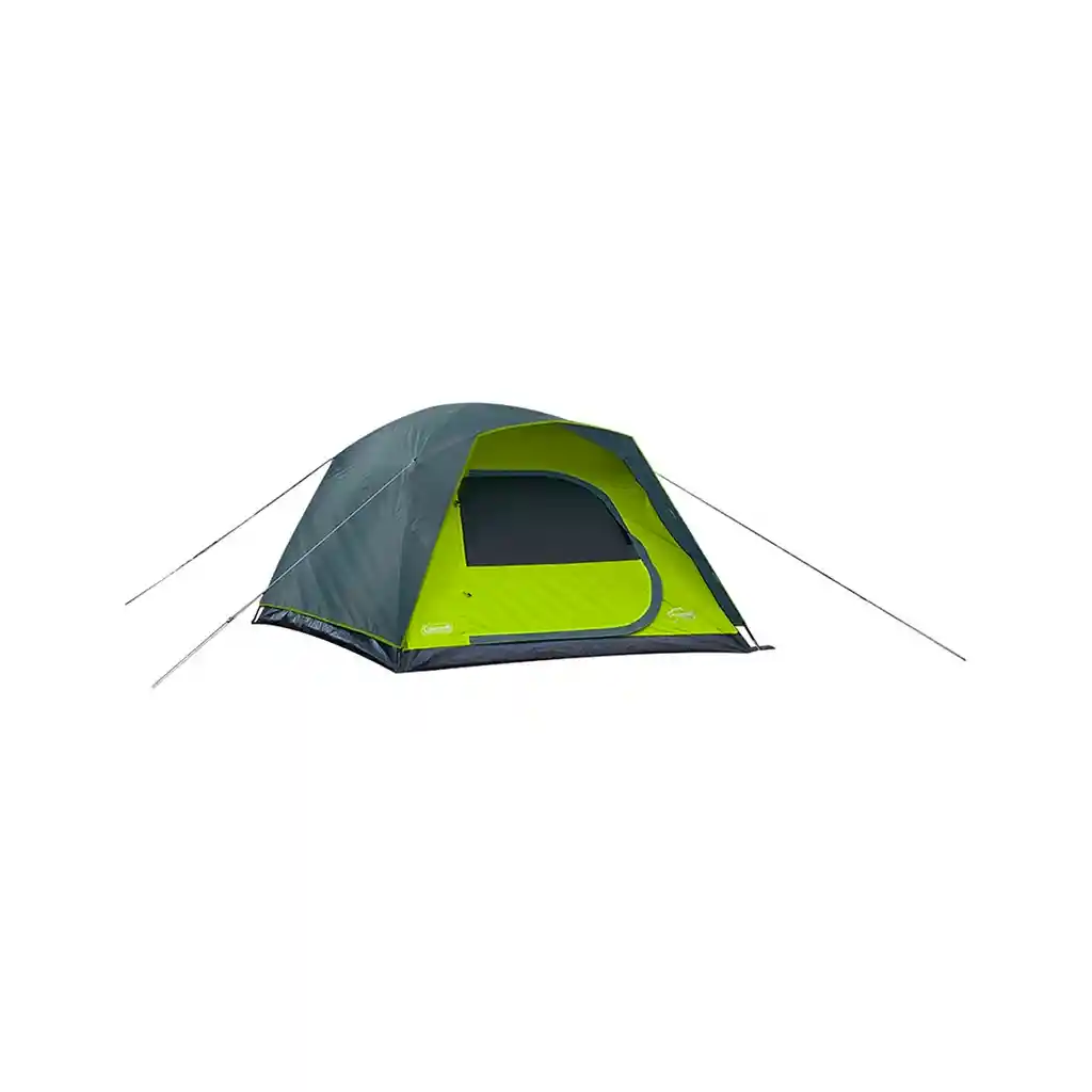 Carpa Coleman Doble Tendido Amazonia Camping Tienda De Campaña 4 Personas Verde