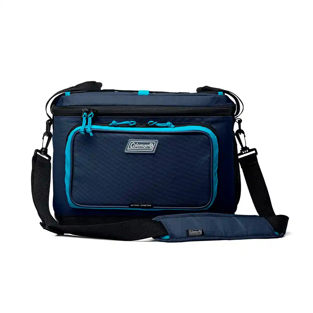 Nevera Portátil Térmica Camping Coleman Plegable 30 Latas Azul