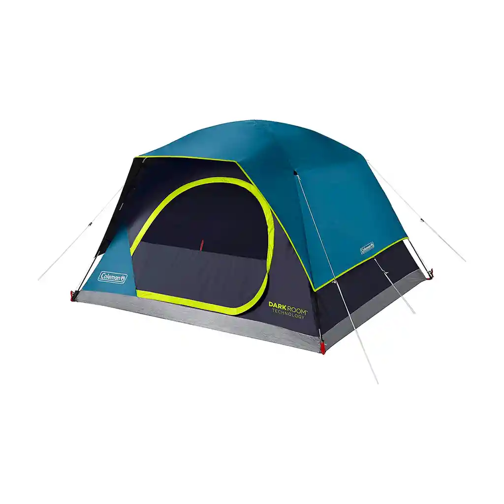Carpa Coleman Doble Tendido 4 Personas Tienda De Campaña Skydome Azul