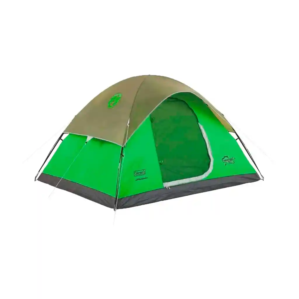 Carpa Coleman Coral Reef Tienda De Campaña 2 Personas Verde