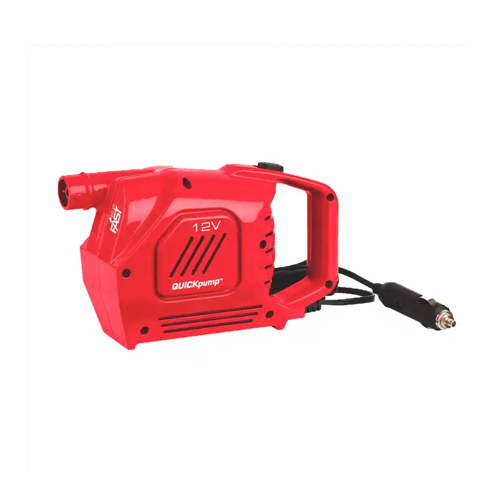 Bomba Coleman Inflador Electrico Aire Colchones Desinflar 120v Rojo