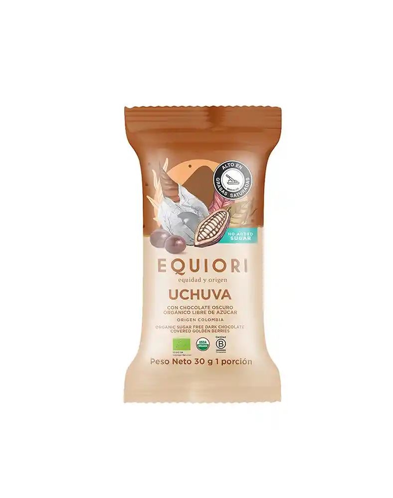 Equiori Uchuva Cubierto Chocolate Org - 30g