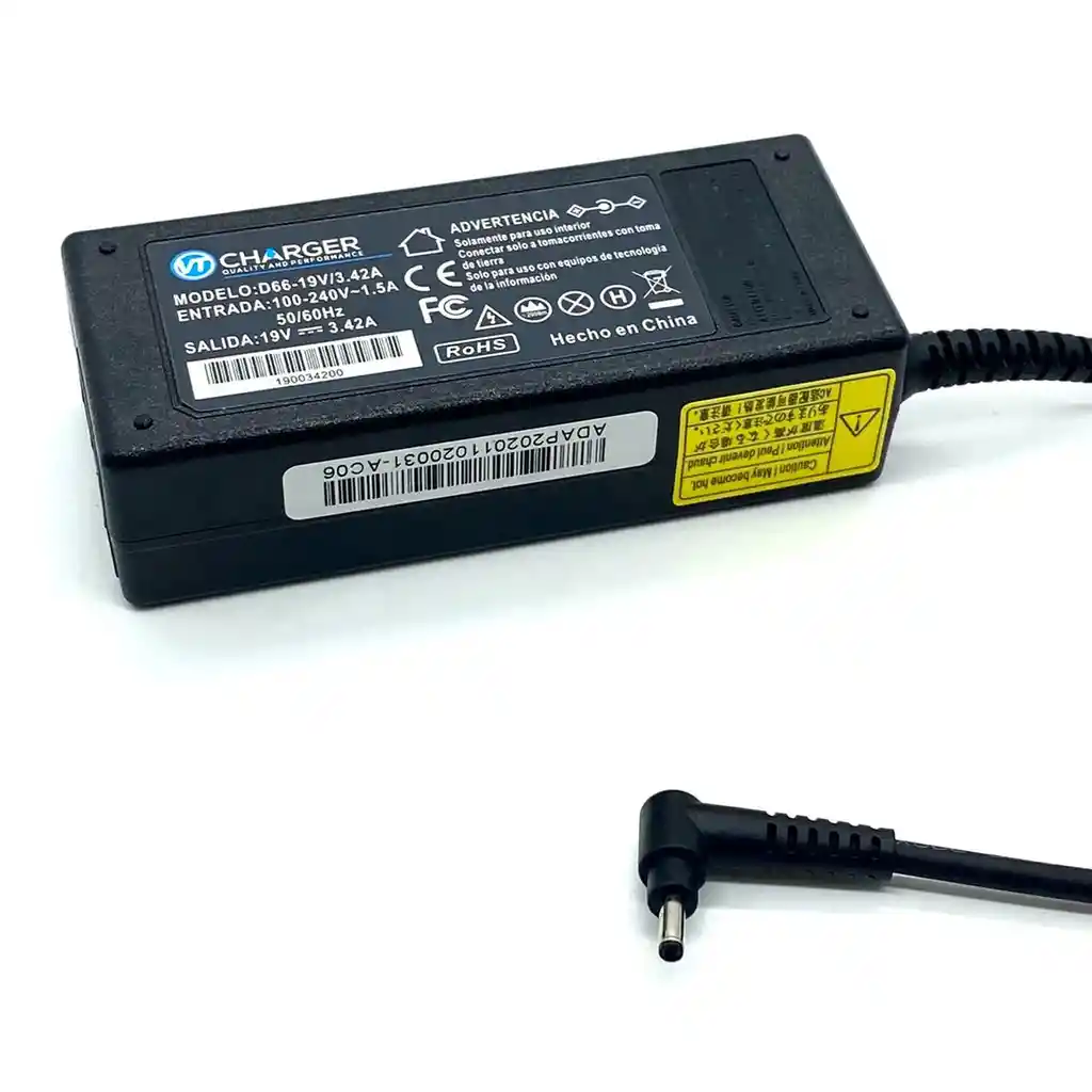 Ac06 Cargador Acer 19v 3.42a 65w Vt-charger Mini
