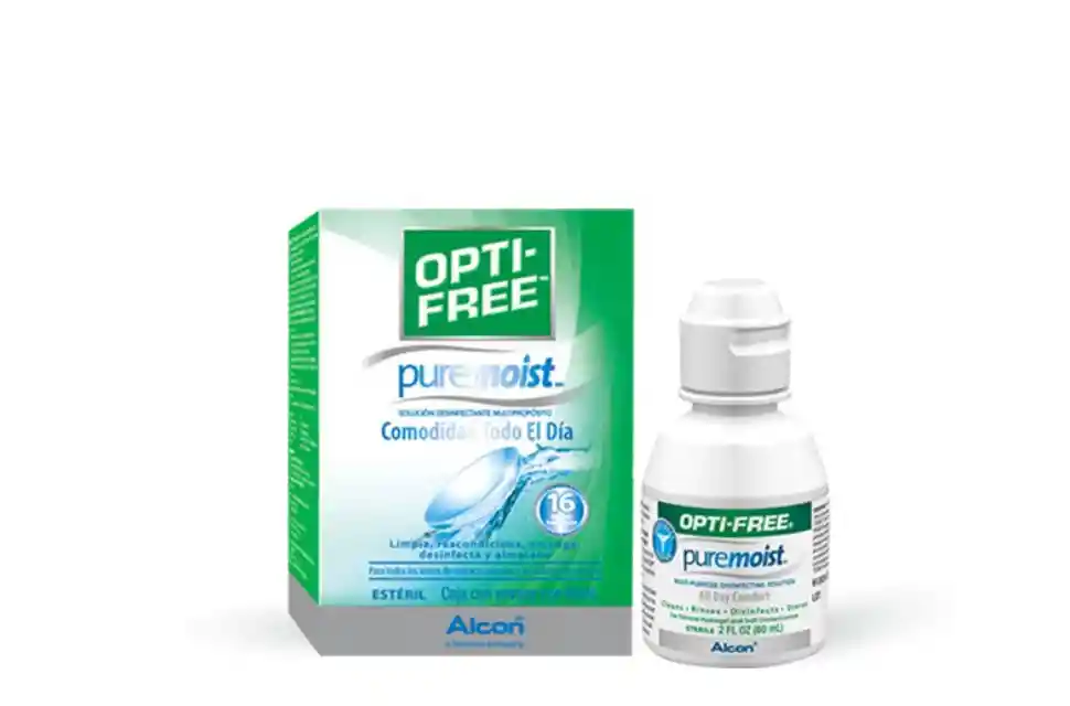 Opti Free Puremoist | 60ml | Solucion Oftalmica | Alcon Sas