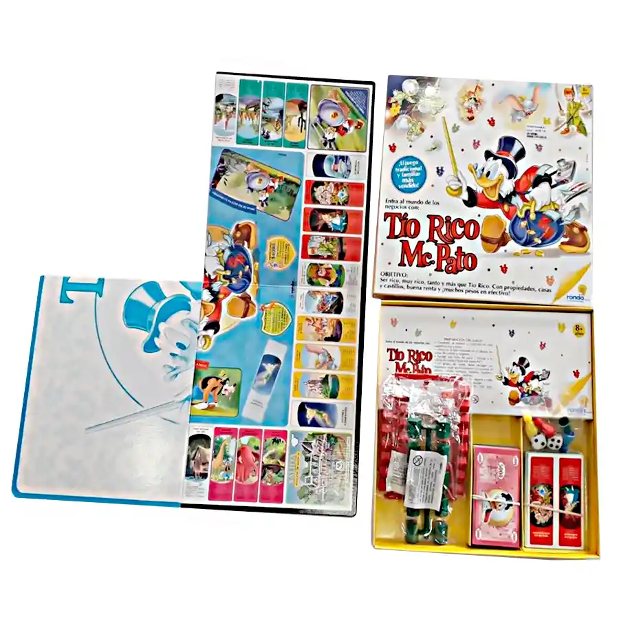 Juego Tio Rico Mc Pato Mesa Pequeño Ronda Tablero 51002